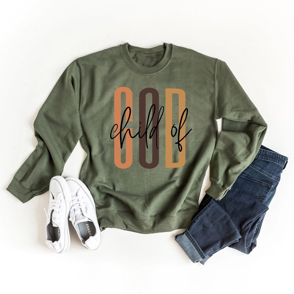 Child of God Cursive Sweatshirt