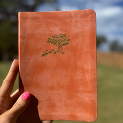 John 15:5 Lined Notebook: Journaling, Bible Study and Notetaking Companion, Peach