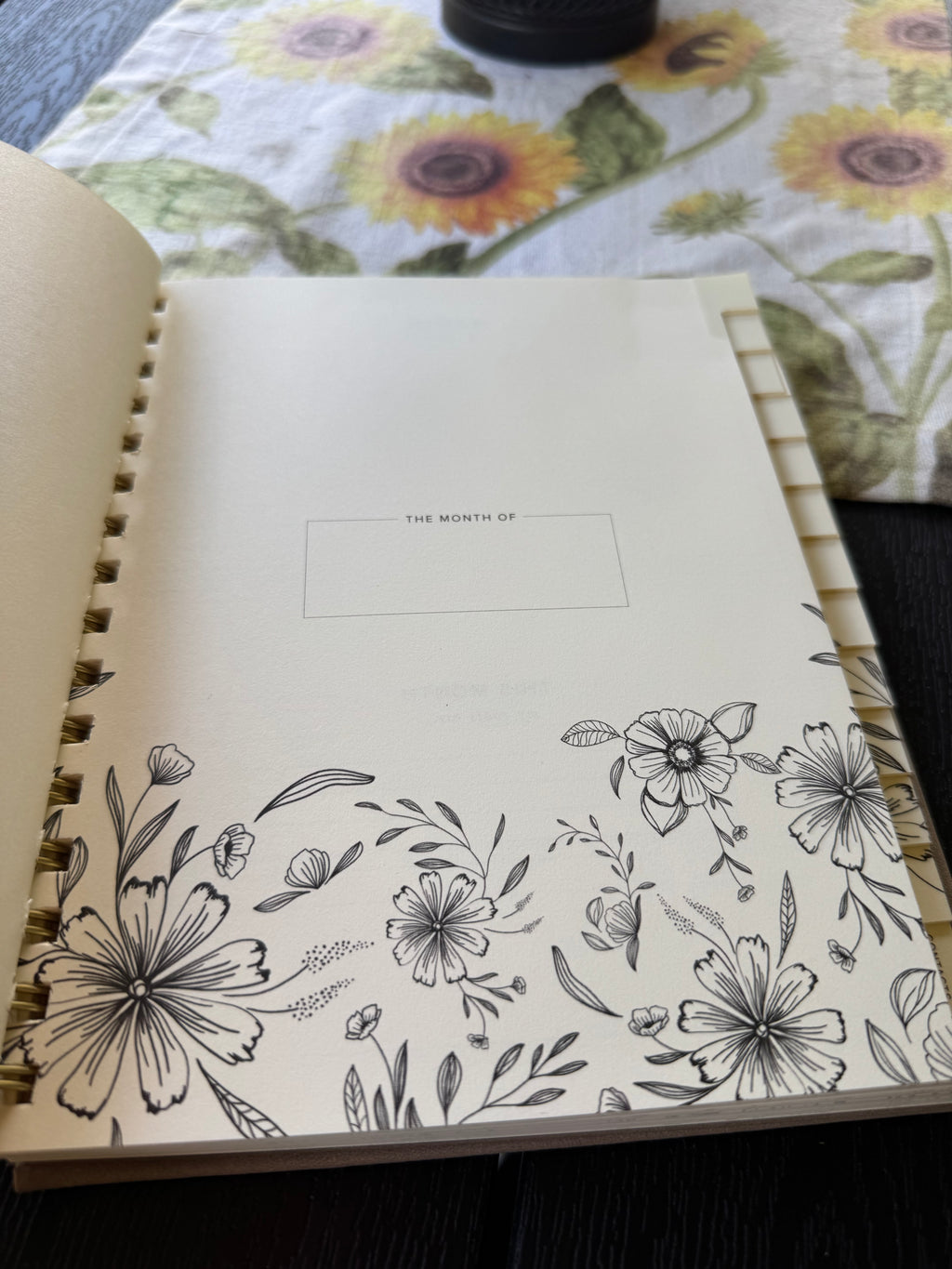 12-Month Undated Planner: Spiral, Matthew 11:28 Come to Me, Sand Color