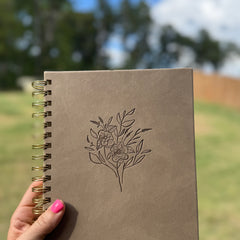 12-Month Undated Planner: Spiral, Matthew 11:28 Come to Me, Sand Color