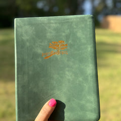 NLT Notetaking Bible : Journaling Bible, Green with Gold Foil