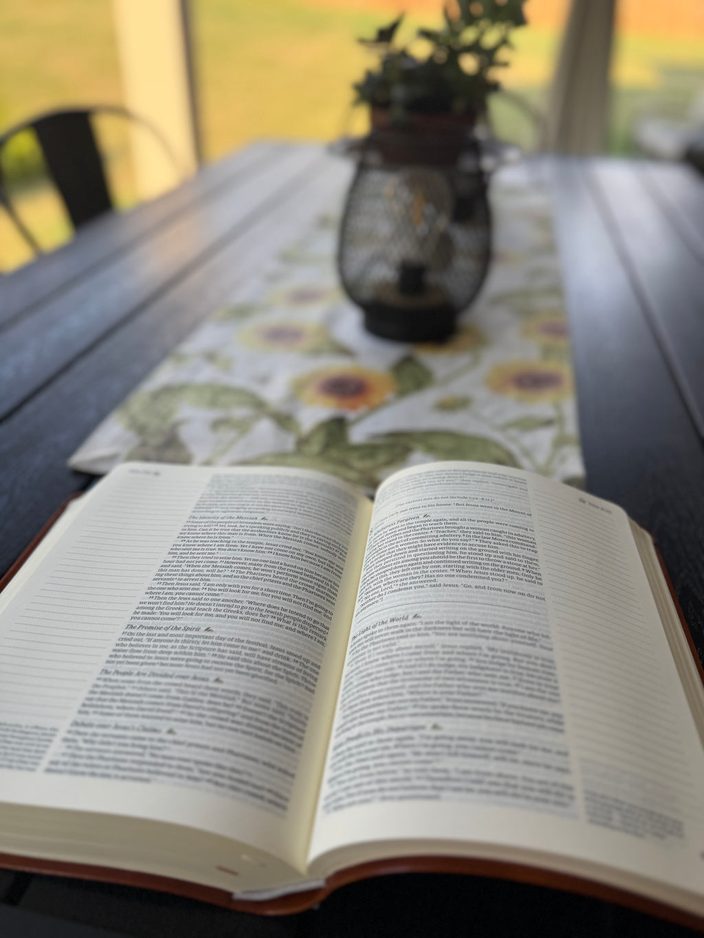 CSB Note-taking Bible: John 8:10, Brown Leather-like Cover