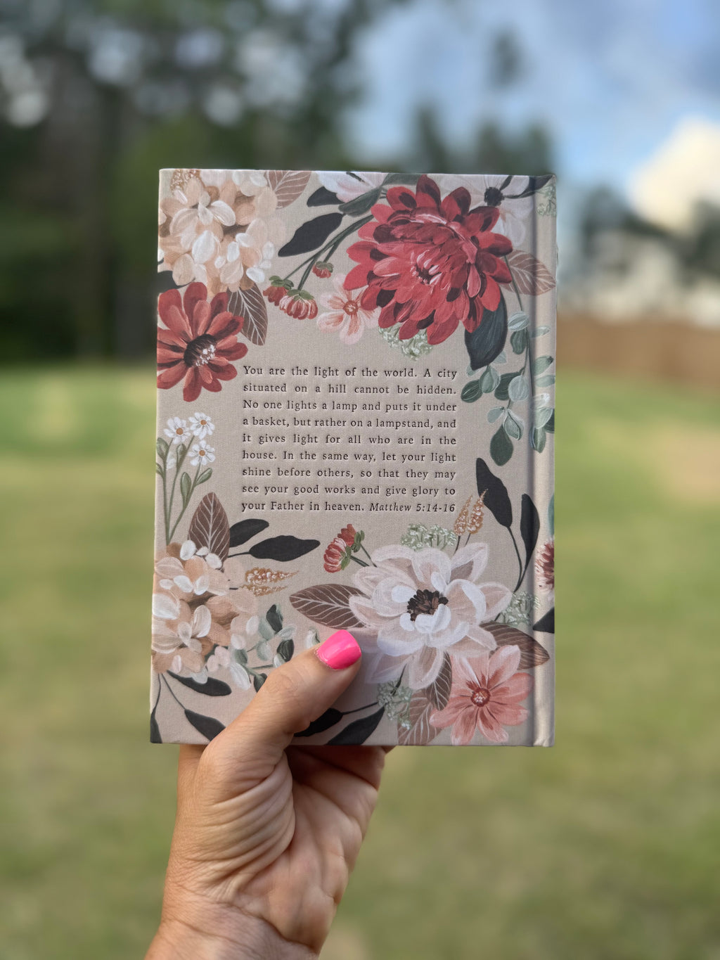 Mathew 5:14-16 Lined Notebook, Journaling, Bible Study, Notetaking Companion