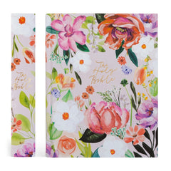 KJV Large Print Notetaking Bible : The Holy Bible, Floral Purple