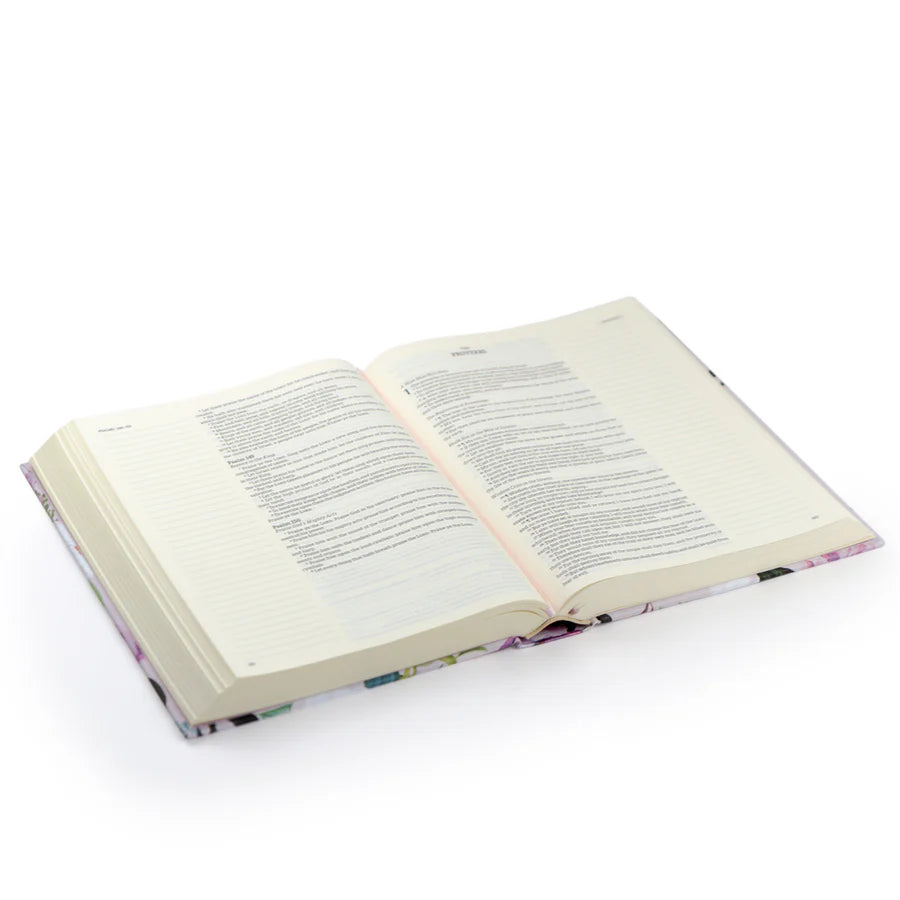 KJV Large Print Notetaking Bible : The Holy Bible, Floral Purple