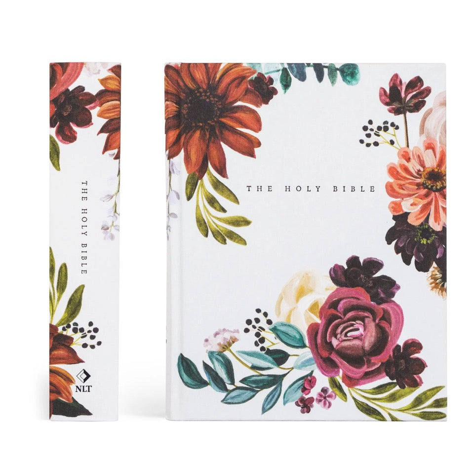 NLT Notetaking Bible : Journaling Bible, Floral Print