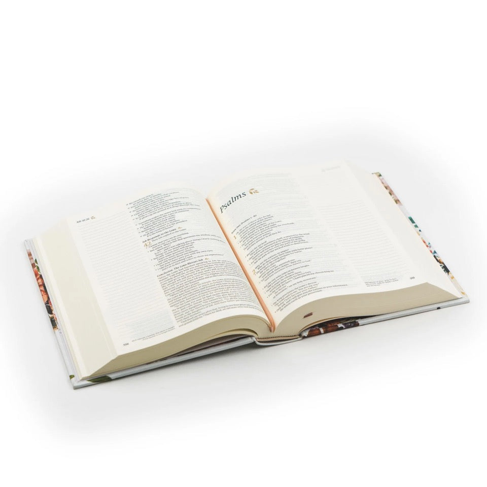 NLT Notetaking Bible : Journaling Bible, Floral Print