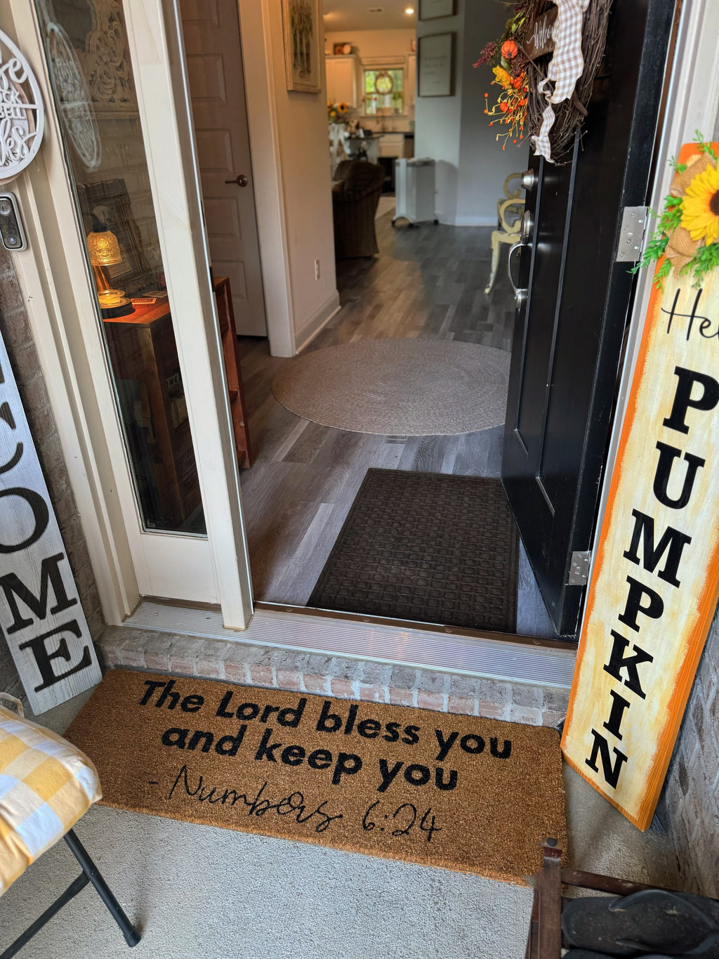 The Lord Bless You and Keep You XL Doormat – Numbers 6:24 Christian Home Décor | The Scripture Store