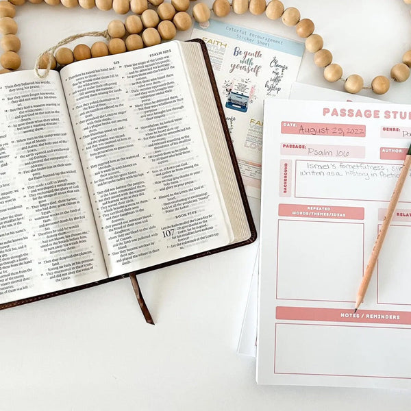 Bibles/Notebooks & Scripture Memory