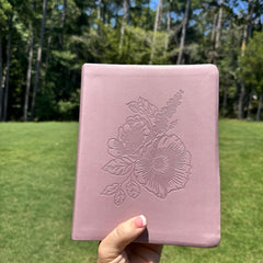 Mauves Floral CSB Notetaking Bible | John 15:5