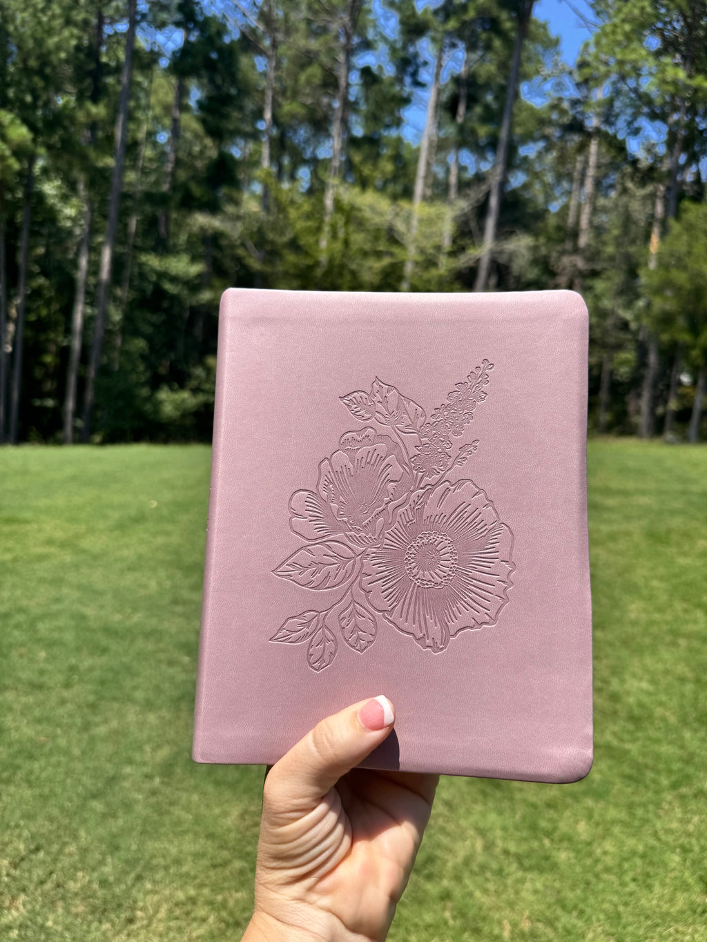 Mauves Floral CSB Notetaking Bible | John 15:5