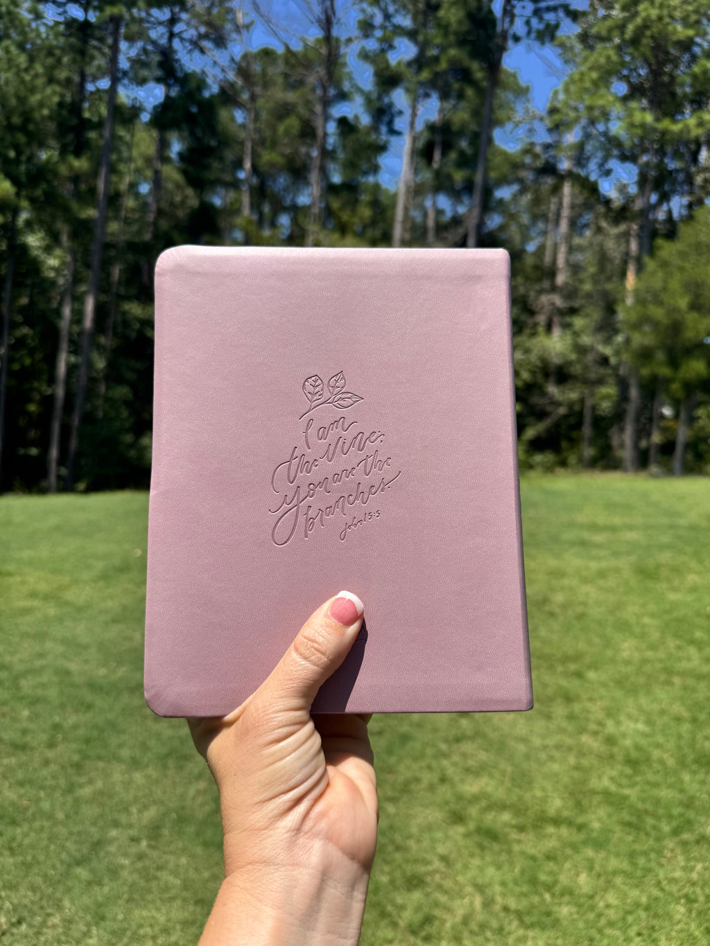 Mauves Floral CSB Notetaking Bible | John 15:5