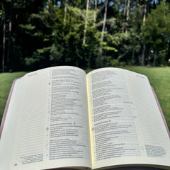 Mauves Floral CSB Notetaking Bible | John 15:5