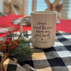 Song of Solomon 3:4 Scripture Mug (15 oz)  – “I Have Found the One Whom My Soul Loves” | Christian Gift for Men, Women, Weddings & Anniversaries