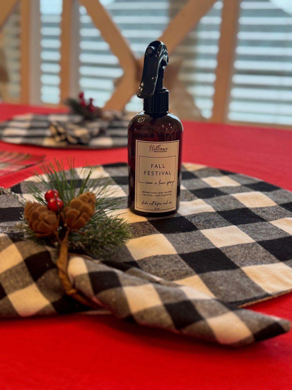 Fall Festival Room & Linen Spray – Warm Autumn Spice & Cozy Home Fragrance | Non-Toxic, Seasonal Scent for Men & Women