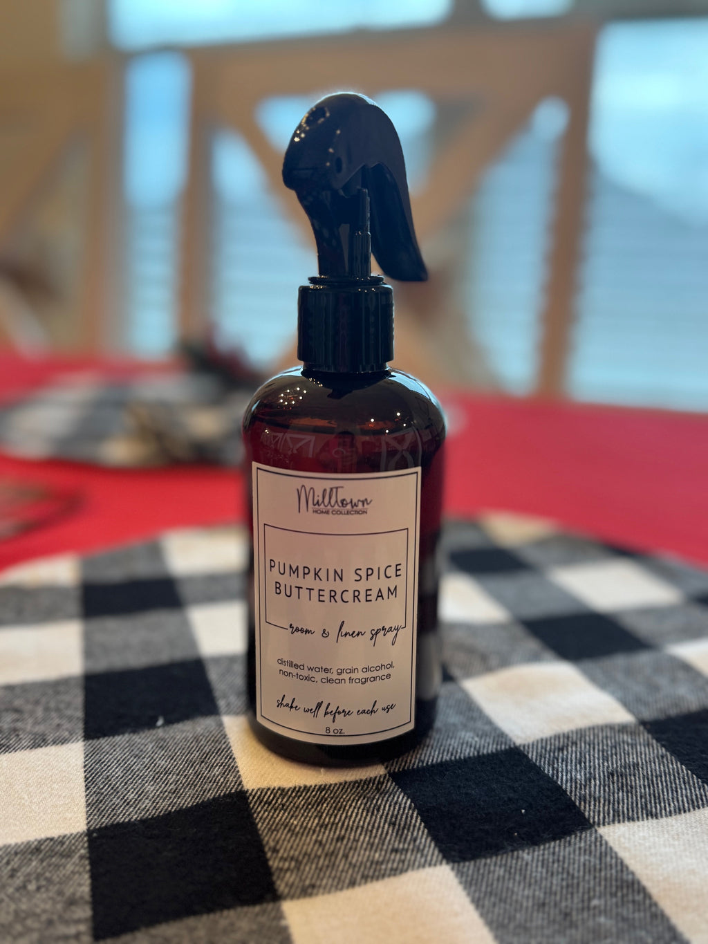 Pumpkin Spice Buttercream Room & Linen Spray – Cozy Fall Home Fragrance | Non-Toxic, Clean Scent for Men & Women