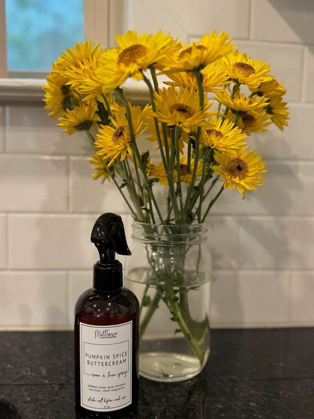 Pumpkin Spice Buttercream Room & Linen Spray – Cozy Fall Home Fragrance | Non-Toxic, Clean Scent for Men & Women