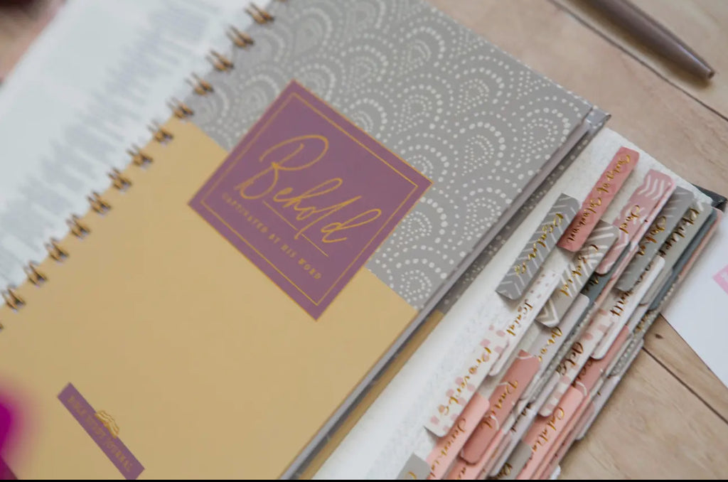 Behold: Captivated by His Word – Bible Study Journal | Christian Journal for Men & Women, Prayer, Reflection & Daily Scripture Study