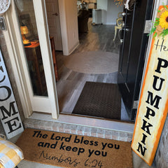 The Lord Bless You and Keep You XL Doormat – Numbers 6:24 Christian Home Décor | The Scripture Store